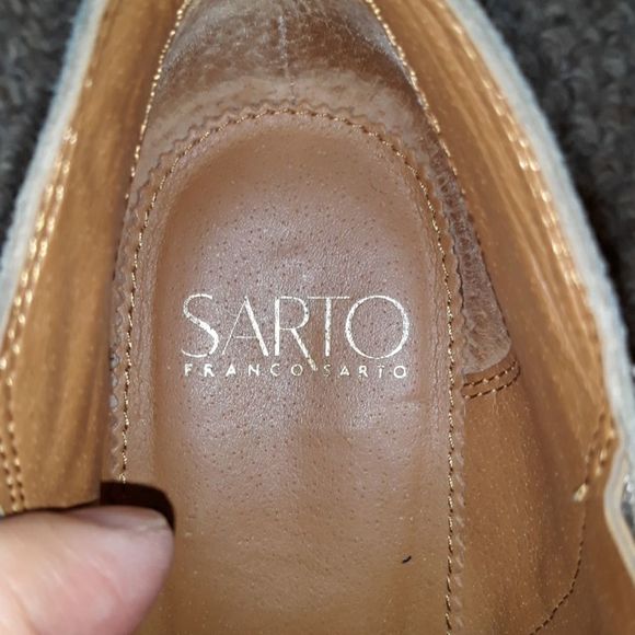 Franco Sarto leather ankle booties sz 6 - Picture 5 of 7